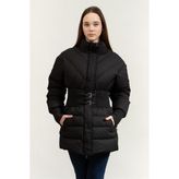 Versace Jeans Couture Crinkle Argyle Nl Kadın Şişme Mont Siyah - 38