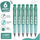 Versatil Kalem Deep 0.7 Mm Met Yesil Gezegen 6'Lı Paket