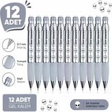 Versatil Kalem Deep 0.7 Mm Metalik Gri Uzaylı 12'Li Paket