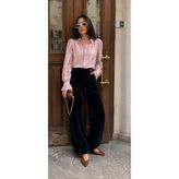 Very Moda Tül Gömlek | F1472 - Pudra
