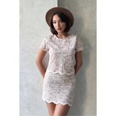 VERYMODA Dantel Bluz - Pudra | D2768 - Pudra