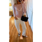 VERYMODA Puantiyeli Tül Bluz - Pembe | F1603 - Pembe
