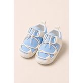 VestioStore Bebek Mavisi İpli Detaylı Stoperli Yumuşak Taban Bebek Patik Ayakkabı (4-12 Ay / 18-19 Numara) - LNC 5200