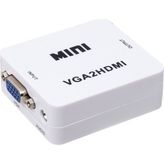 Vga To Hdmi Ses Çikişli Mini Model Dönüştürücü