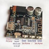 Vhm-314 V2 Bluetooth 5.0 Kablosuz Ses Alıcı Amfi Decoder