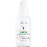Vichy Capital Soleil UV Clear 40 ml SPF 50+ Yağlı Ciltler için Güneş Kremi