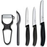Victorinox 5 Parça Siyah Soyacak Set Novaev Özel