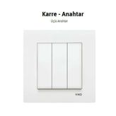 Viko Karre 3'lü Anahtar