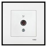 Viko Karre Beyaz Uydu Prizi F Konnektör - Sonlu Mekanizma (Çerçeve Dahil) 90967009