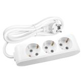 Viko Multi-Let 3'lü Grup Priz 1 Metre - Beyaz