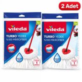 Vileda Turbo Yedek Paspas %100 Mikrofiber – 2 Adet