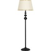 Vinner Grasse Black Üçlü Küre Metal Lambader