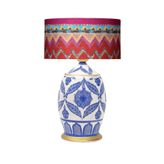 vinner Handmade Ceramic Botanical Özel Tasarım Abajur - Dalgalı VNRCERBOA001