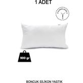 Vionel Home 900 gr 50x70 cm Beyaz 1 Adet Fermuarlı Antialerjik Yastık Boncuk Silikon Pamuklu Kılıf