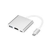 Vionna Codegen CDG-CNV39 Codegen USB 3.1 Type-C - USB 3.0+ Hdmı+ USB 3.1 Type-C Çoklayıcı Adaptör CDG-CNV39 - 1-Siyah