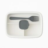 ViosStore Sızdırmaz Lunch Box – 3 Bölmeli Yemek Kabı | Öğle Yemeği Kutusu | Saklama Kabı | BPA İçermez (Beyaz)