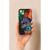 Vip Case iPhone 14 Plus/15 Plus Uyumlu Amazon Kaplan Desenli Silikon Kılıf, Siyah