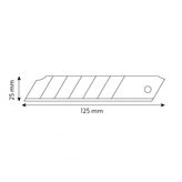 VIP-TEC Profesyonel 25 mm Maket Bıçağı Yedeği