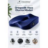 Viscomax Premium Visco Oturma Minderi – Ergonomik Formlu Ortopedik Ofis Minderi