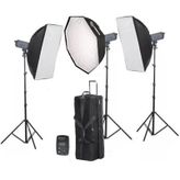 Visico VC-600HH 3'lü Paraflaş Kiti