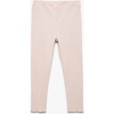 Viskon Karışımlı Beli Lastikli Basic Tayt - Pembe - 9 - 12 Ay