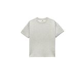 Viskon Karışımlı Bisiklet Yaka Basic Kısa Kollu Oversize Sweatshirt