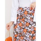 Viskon Penye Etek Orange - 42