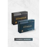 Vitacare B Complex Vitamin + Magnesium Complex - 2'li Avantaj Paketi - Aromasız