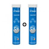 Vitago Calcium Vitamin D K2 2x20 Efervesan Tablet