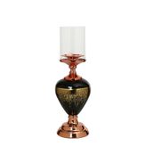 Vitale 41 cm AK.JE0006 Amber Bronz Şamdan