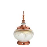 Vitale AK.JE0030 Sultan Bronz Kapaklı Vazo