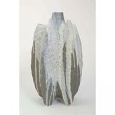 Vitale Seramik Sarkıt Vazo 25*25*40 Cm Ak.kd0044