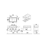 VitrA Equal 80 cm Banyo Dolabı
