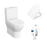 Vitra İntegra Kanalsız Rimex Klozet+vitra Duroplas Yavaş Kapak+vitra Basmalı İç Takım