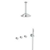 VitrA Liquid A42777 Krom Ankastre Duş Seti