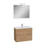 VitrA Mia Banyo Dolabı Seti 80 Cm Çekmeceli Altın Meşe 67093 Diğer