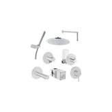Vitra Origin Ankastre Duş Seti - 8 Parça - Krom - 1500