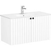 VitrA Root Groove 69310 Mat Beyaz 100 CM Kapaklı Lavabo Dolabı