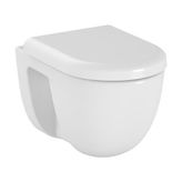 Vitra S40 Kanalsız Asma Klozet +Vitra Yavaş Kapanır Klozet Kapağı - Beyaz