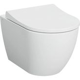 Vitra S60 Kanalsız Asma Klozet + Vitra Slim Duroplast Yavaş Kapanır Kapak Beyaz Renkli