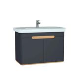 VitrA Sento 100 cm Antrasit Banyo Dolabı