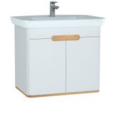 VitrA Sento 60785 80 cm Beyaz Lavabo Banyo Dolabı