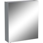 VitrA Shift T20 Aynalı Banyo Dolabı 81005, 60 cm, Sağ Kapaklı, Kül Gri, Asma Tip, Yavaş Kapanır