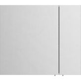 VitrA Shift T20 Aynalı Banyo Dolabı 81006 , Parlak Beyaz 80 cm Sağ Kapaklı Yavaş Kapanır Fonksiyonel Tasarım - Gri