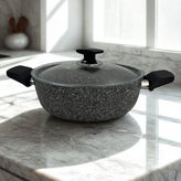 Vivaldi Granit Basık Tencere 26 cm - Koyu Gri