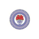 Vivas Blue Blanc Kırmızı Gül Tabak 23 Cm