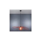 Vivense Ayşin Şapka Endüstriyel Avize, Kırmızı, Çap 80 cm