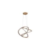 Vivense Buğu LED Avize, Gold, 50 cm