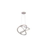 Vivense Buğu LED Avize, Krom, 50 cm