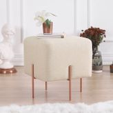 Vivense Collection Copper Kare Krem Puf